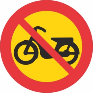 C11 Förbud mot trafik med moped klass II