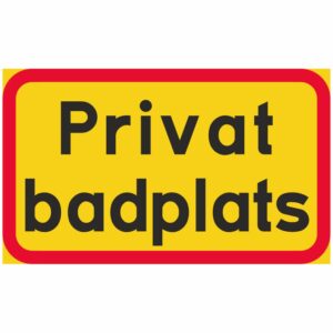 Privat badplats