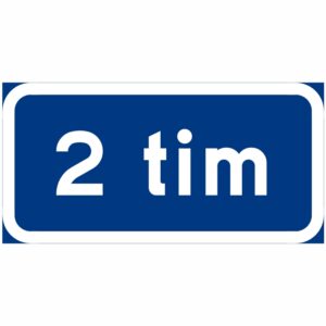 Tillåten tid för parkering