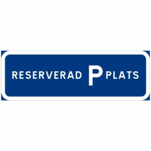 P-plats - Reserverad