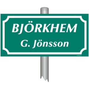 Gårdsskylt exklusiv 300 mm