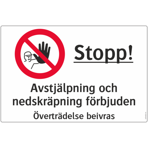 5900-11 Stopp Avstjälpning och nedskräpning förbjudet