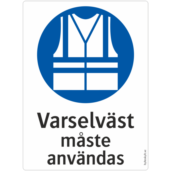 5903-01 Varselväst måste användas