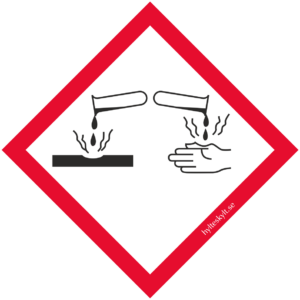 Farosymbol - Frätande produkt